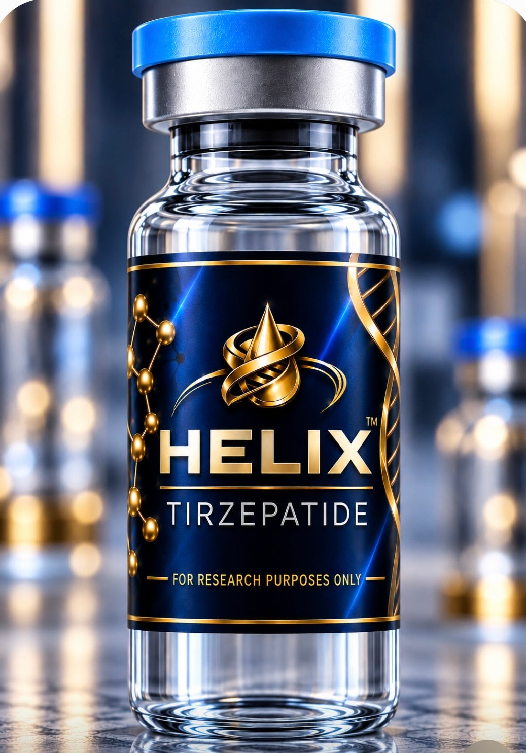 Helix Tirzepatide research product vial